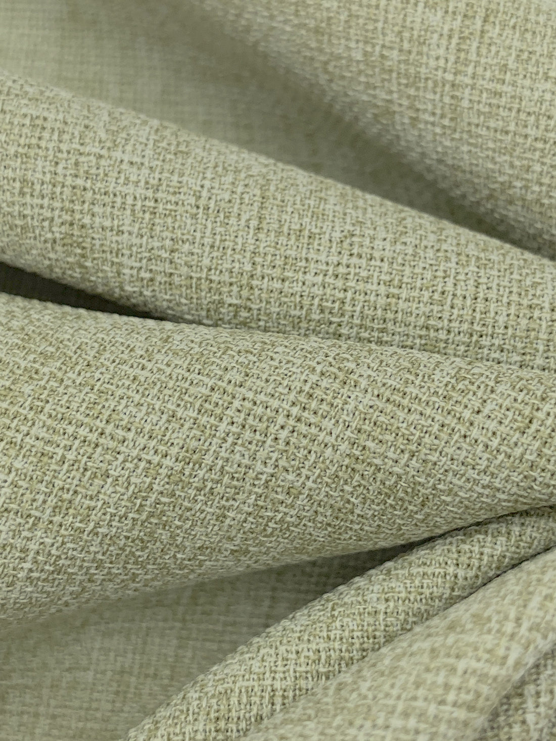 Olive Polyester/Recycled Seawool Tweed Suiting - Robert Kaufman - 53W