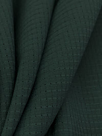 Gotham Gray Polyester/Recycled Seawool Grid Stripe Performance Shirt Weight Woven - Robert Kaufman - 52W