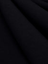 Darkest Midnight Navy Polyester/Lycra Stretch Suiting 54W