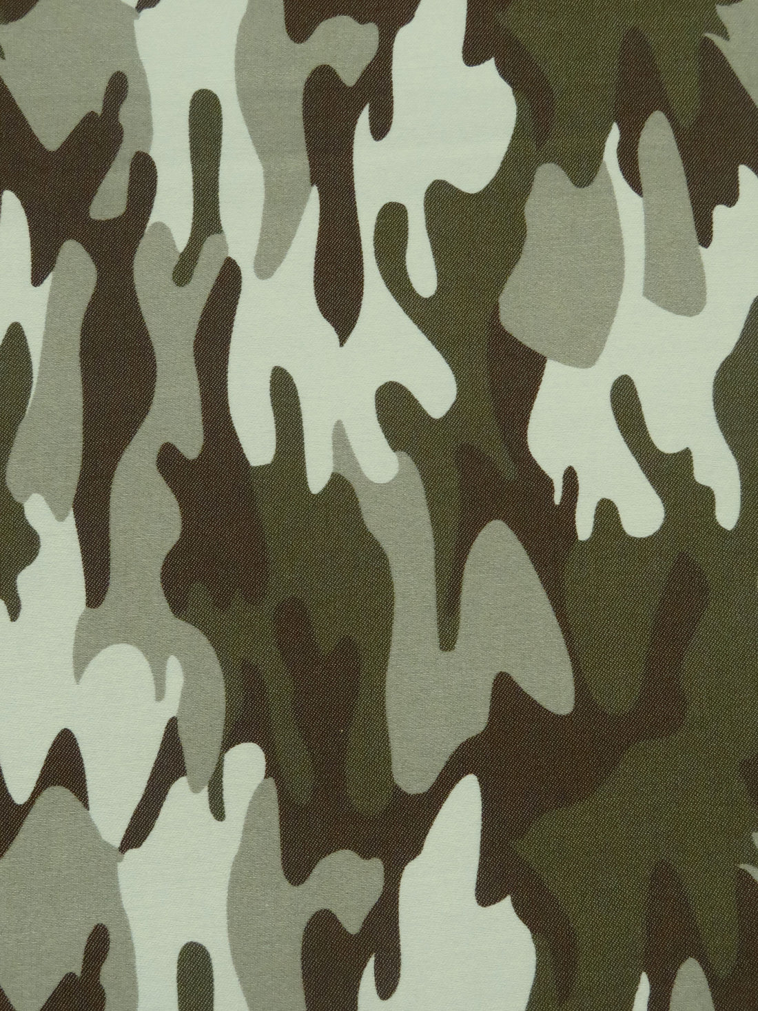 Dark Army Green/Dark Brown/Pale Moss/Multi Rayon/Nylon/Lycra Camouflage Print Stretch Bengaline Suiting 58W