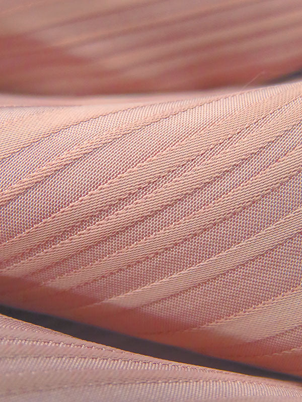 Dusty Rose Rayon/Acetate Vertical Stripe Jacquard Satin Type 56W