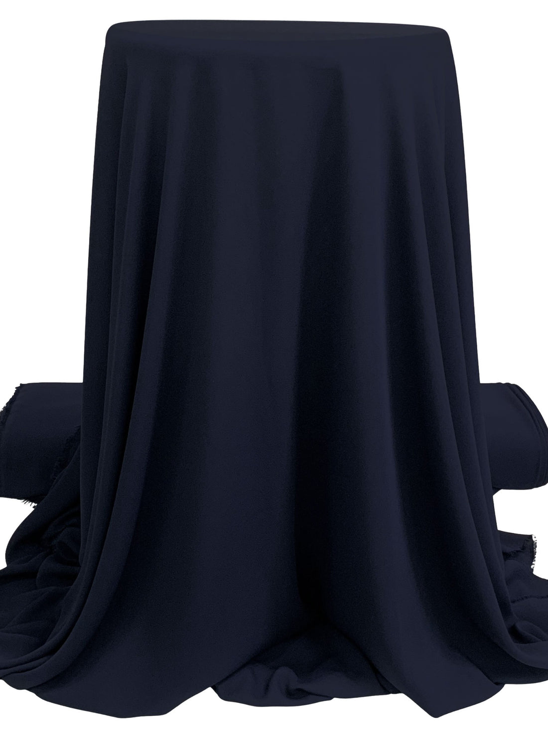 Navy 100% Polyester Georgette 56W