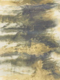 Brass/Stallion Brown/Multi Nylon/Lycra Abstract Print Mesh Knit - Luxe Resort Designer - 60W
