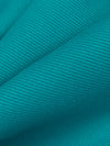 Tropical Teal 100% Cotton Denim Twill - NY Designer - 58W