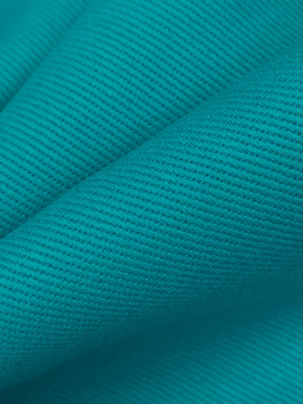 Tropical Teal 100% Cotton Denim Twill - NY Designer - 58W