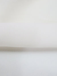 White 100% Polyester Georgette 57W