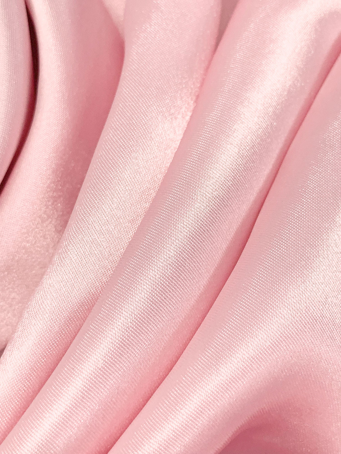 Misty Rose Pink 100% Polyester Charmeuse 58W