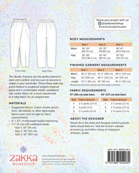 Nani Iro - Studio Trousers - Sizes 0-18