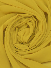 Lemon Curry 100% Polyester Chiffon 58W