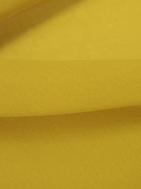 Lemon Curry 100% Polyester Chiffon 58W