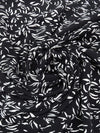 Black/White 100% Polyester Abstract Burst Print Crepe de Chine - NY Designer - 60W