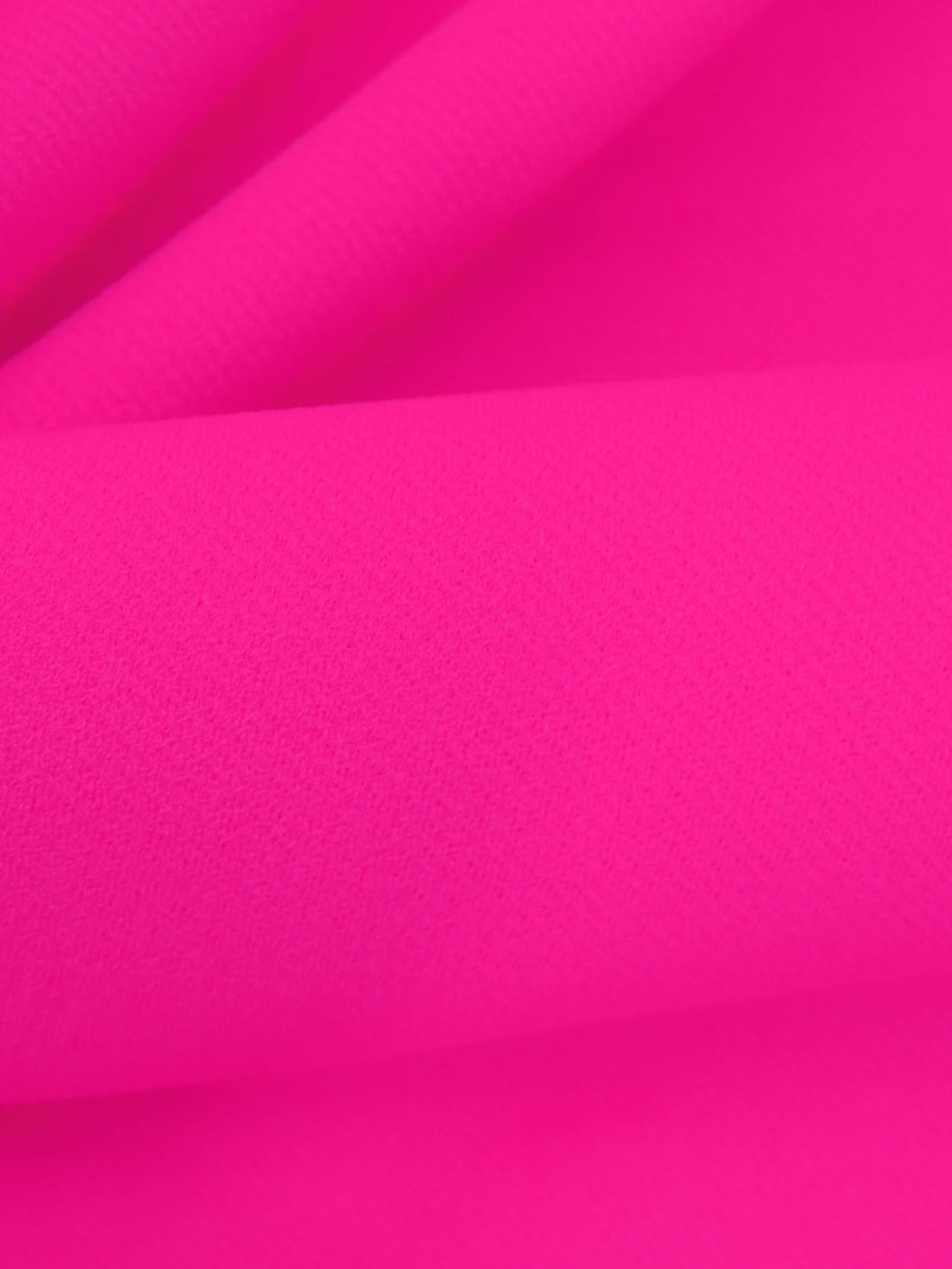 Bright Pink Polyester/Lycra Twill Crepe Double Knit 59W