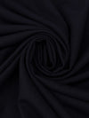 Midnight Navy Rayon/Polyester/Lycra Double Weave Stretch Suiting - NY Designer - 56W