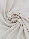 Alabaster Polyester/Lycra Double Weave Stretch Suiting  56W