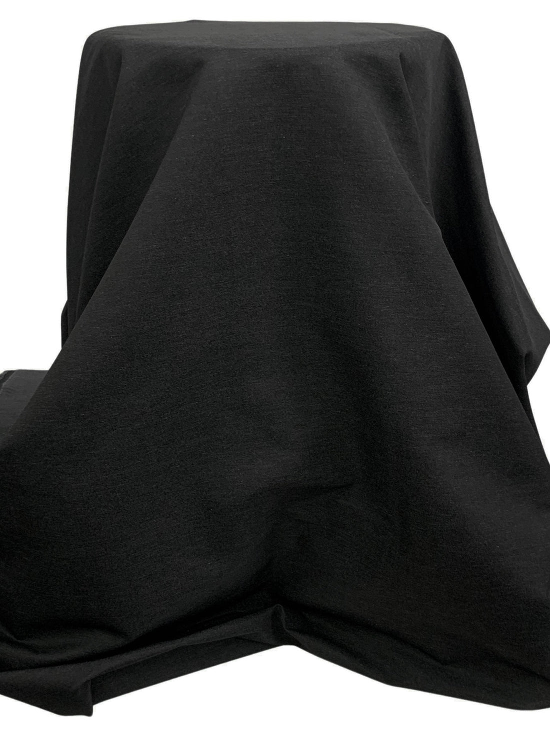 Dark Charcoal Rayon/Nylon/Lycra Heathered Stretch Bengaline Suiting 57W