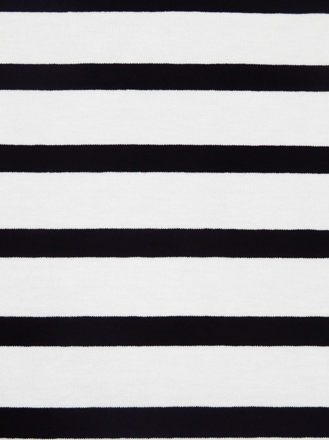 Warm White/Black Rayon/Lycra Horizontal Stripe Weave Jersey Knit 63W