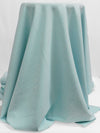 Frosty Day Blue Polyester/Lycra Double Weave Stretch Suiting - NY Designer - 54W