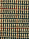 Gold Tan/Ponderosa Pine Green/Mahongany Wool/Polyester/Nylon Check Plaid Flannel Suiting - Imported From Italy - 58W