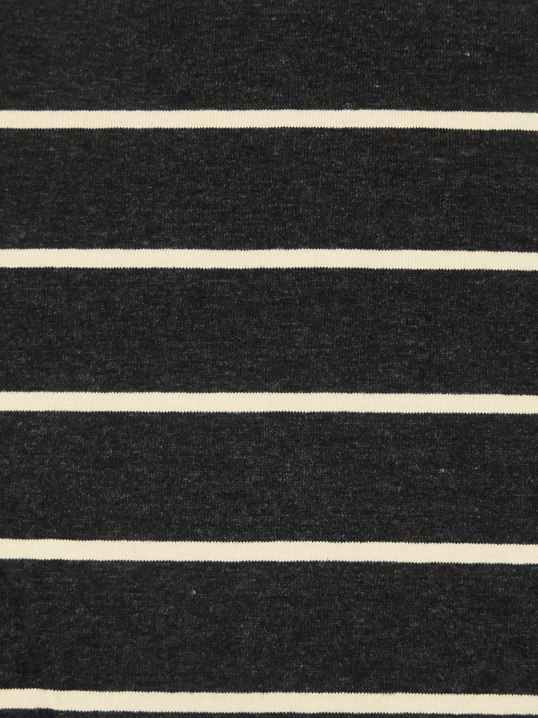Dark Charcoal Gray/Almond Rayon/Lycra Horizontal Stripe Weave Jersey Knit 58W
