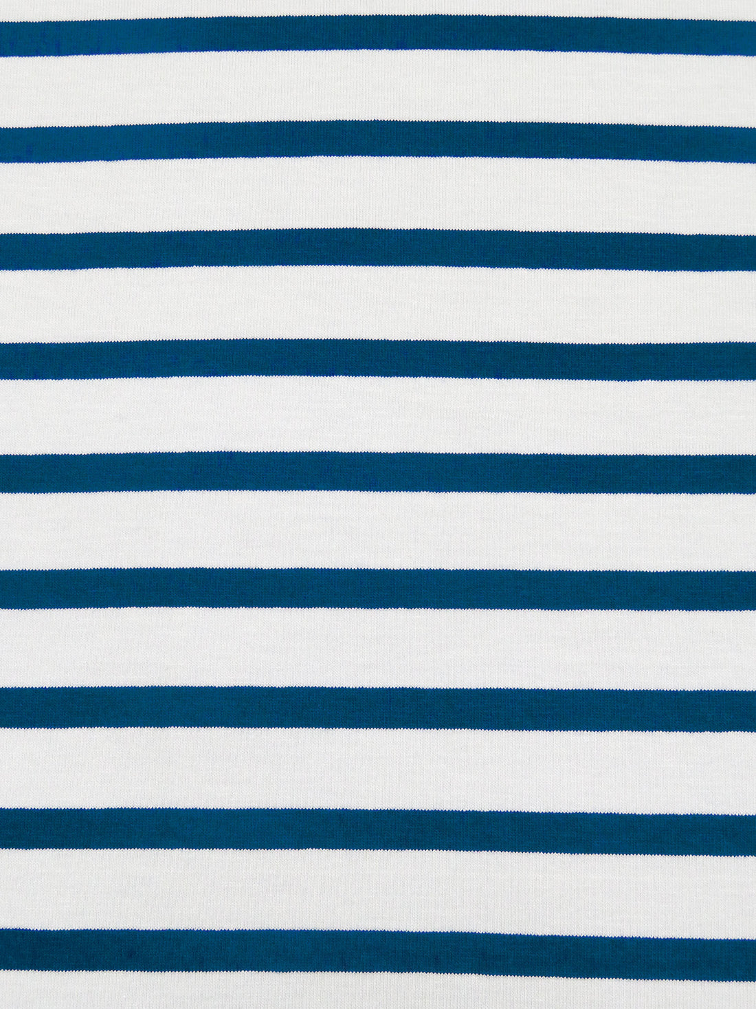 White/Dark Imperial Blue Rayon/Lycra Horizontal Stripe Weave Jersey Knit 60W