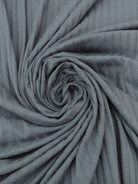 Slate Gray Rayon/Lycra 10x8 Rib Knit 50W