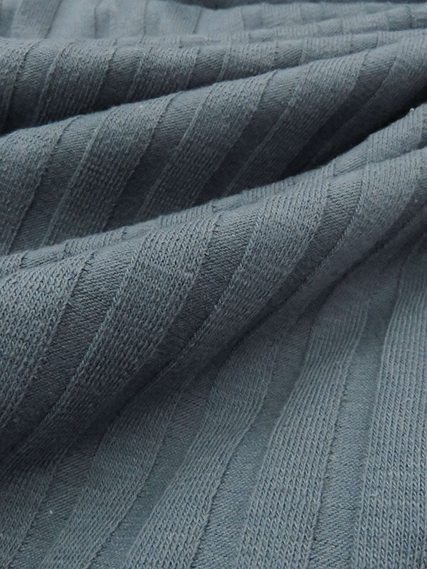 Slate Gray Rayon/Lycra 10x8 Rib Knit 50W