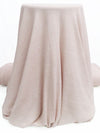 Pale Blush Pink Rayon/Polyester/Lycra Heathered Rib Sweater Knit 58W