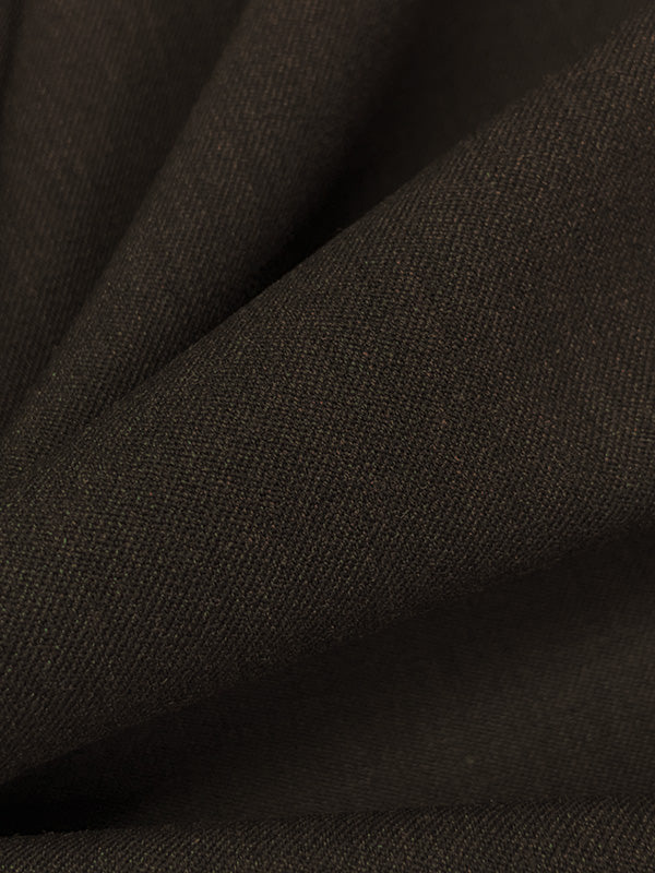 Soil Brown Polyester/Rayon/Lycra Heathered Stretch Twill 62W