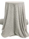 Soft Ash Gray Rayon/Polyester/Lycra Heathered Sweater Knit - NY Designer - 60W