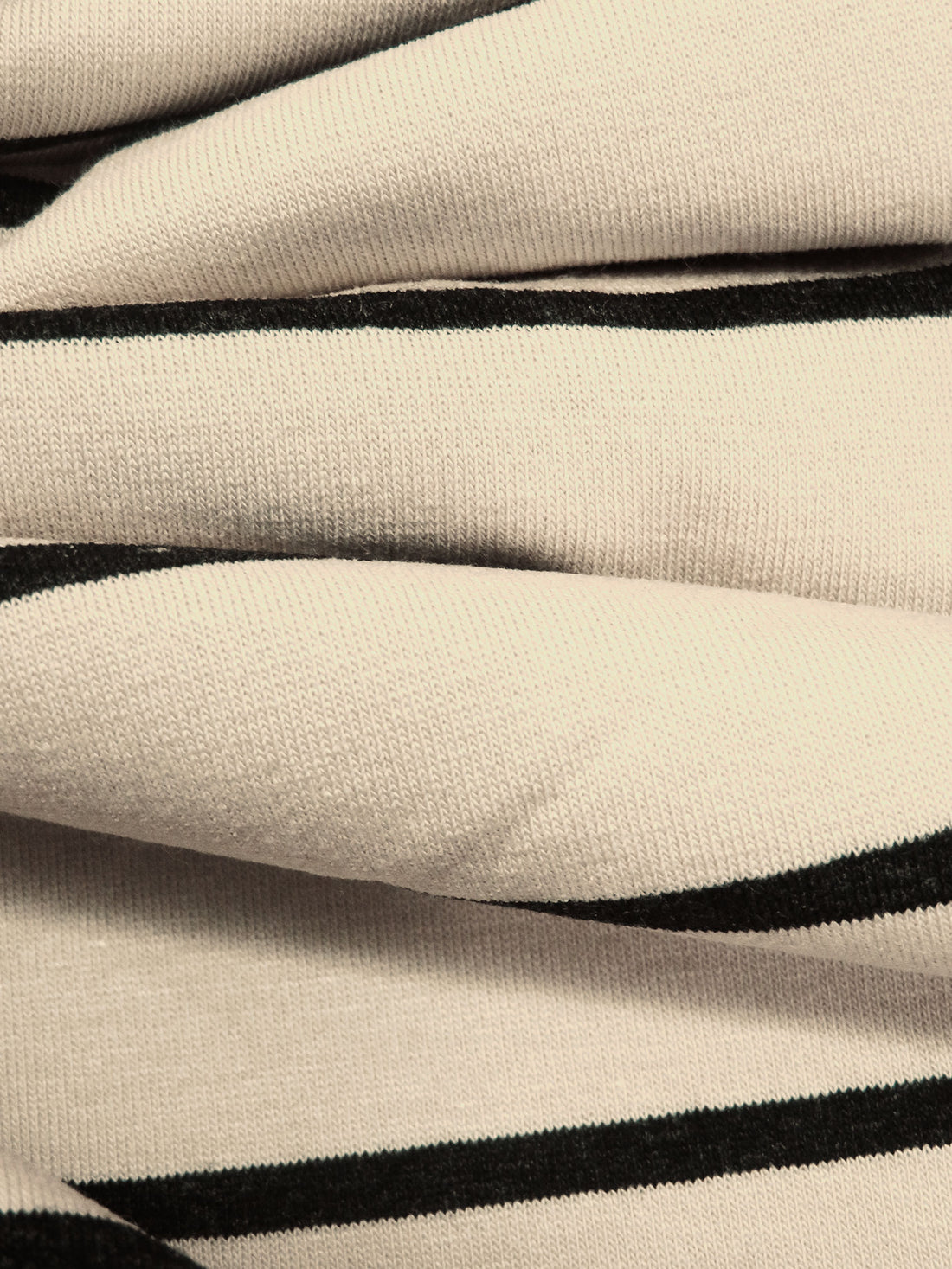 Wheat/Matte Black Rayon/Lycra Horizontal Stripe Weave Jersey Knit 61W