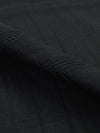 Black Cotton/Spandex Horizontal Woven Novelty Stripe Voile 52W