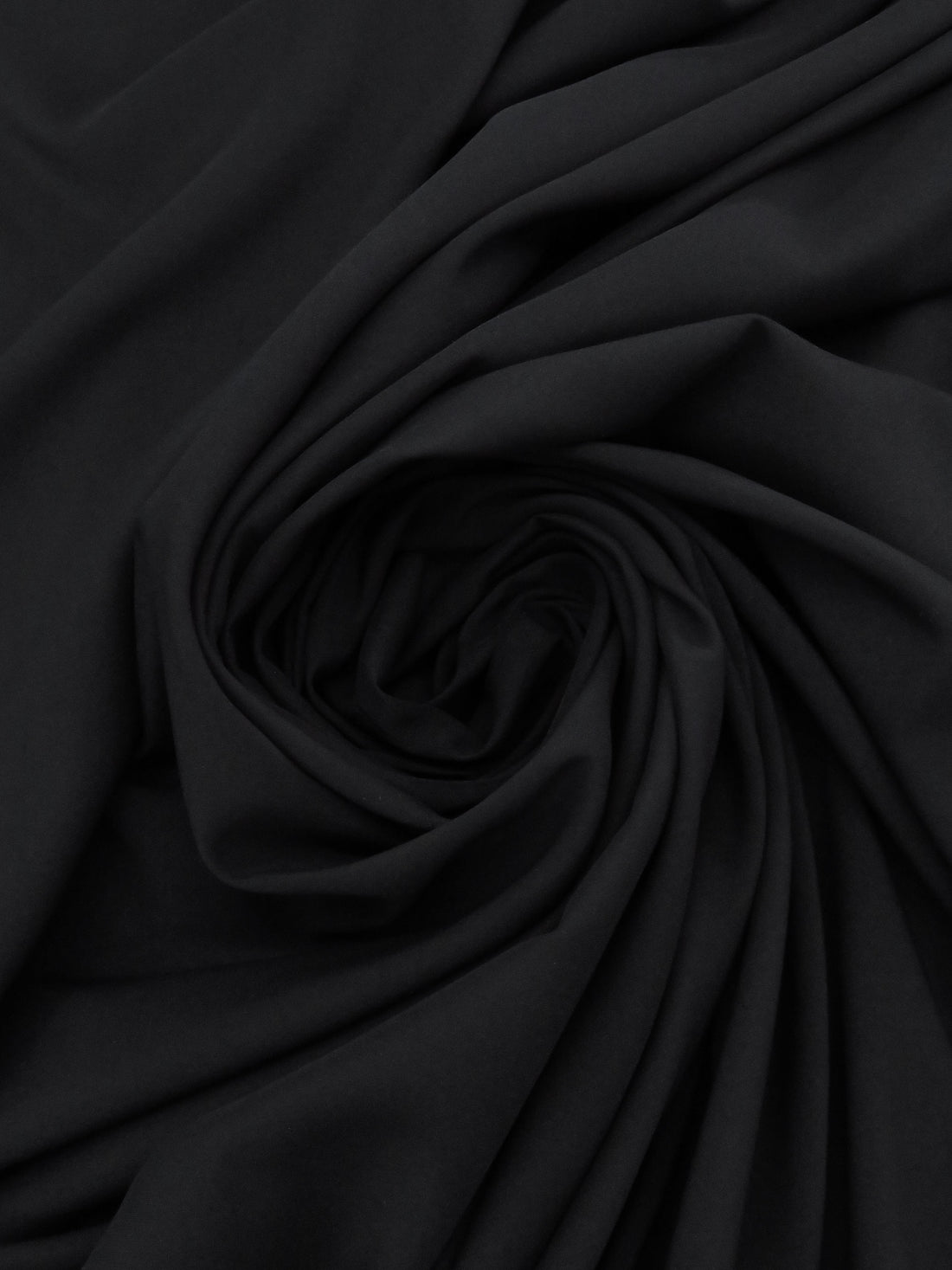Black 100% Polyester Pongee Lining 48W