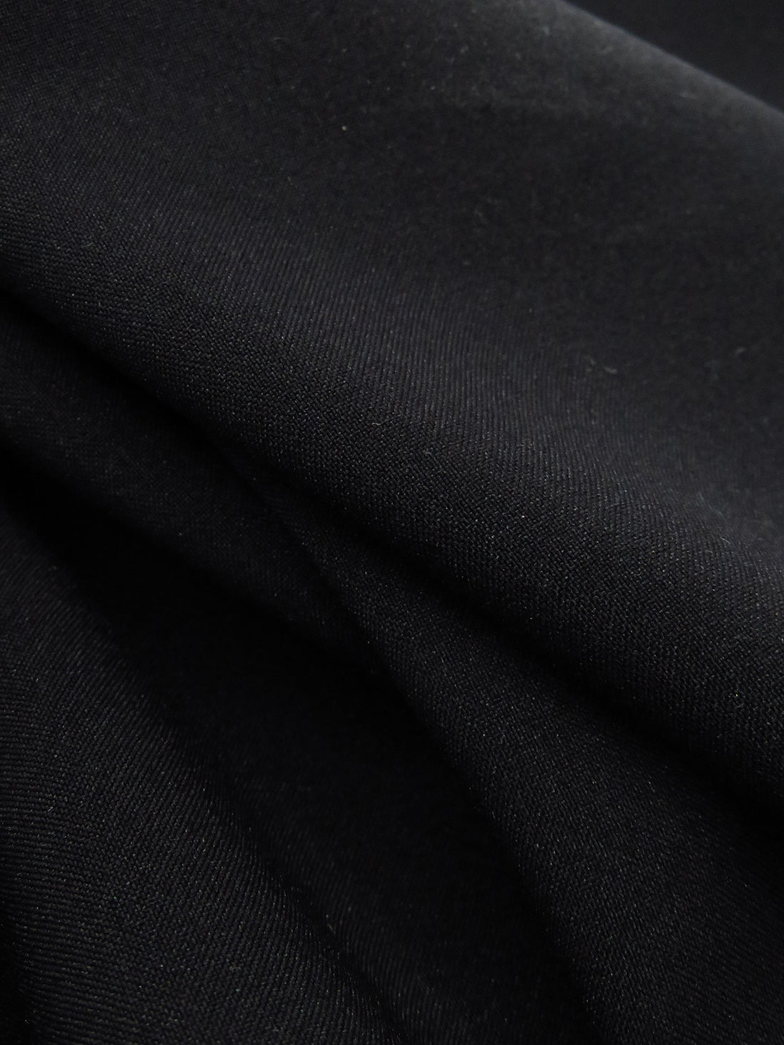 Black 100% Polyester Pongee Lining 48W