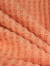 Dark Salmon Polyester/Lycra Brushed Waffle Knit 52W