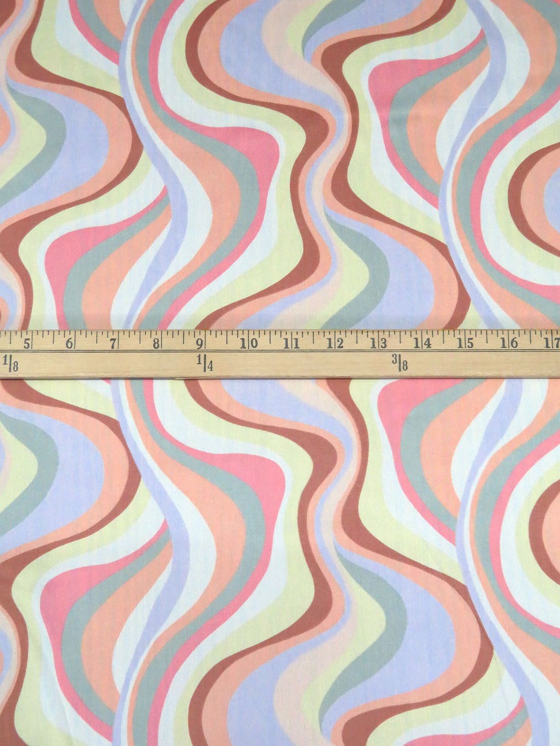 Light Coral/White/Pastel Lemon/Multi 100% Polyester Abstract Print Charmeuse 58W