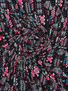 Fruit Punch Pink/Duvall Blue/Black/White Raylon/Lycra Abstract Geometric Print Jersey Knit 58W