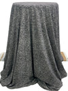 Gray/Black Polyester/Lycra Heathered Print FTY Knit 52W