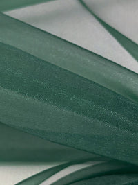 Hunter Green 100% Polyester Organza 55W