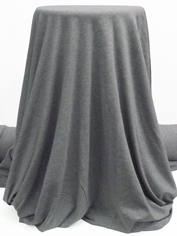 Heathered Glacier Gray Rayon/Lycra Jersey Knit 66W