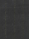 Black/Gold/Silver Silk/Lurex Vertical Metallic Stripe Weave Crinkle Chiffon 53W