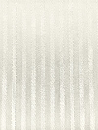 Alabaster Silk/Rayon/Lurex Vertical Satin-Stripe Chiffon - NY Designer - 52W