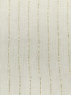 Antique Off-White/Gold Silk/Lurex Vertical Metallic Stripe Crinkle Chiffon - NY Designer - 54W