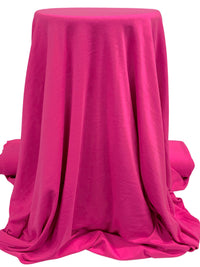 Fuchsia Rose Pink 100% Polyester Interlock Knit 62W
