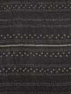 Black/Taupe/Dark Crimson 100% Silk Dotted Horizontal Stripe Print Chiffon 43W