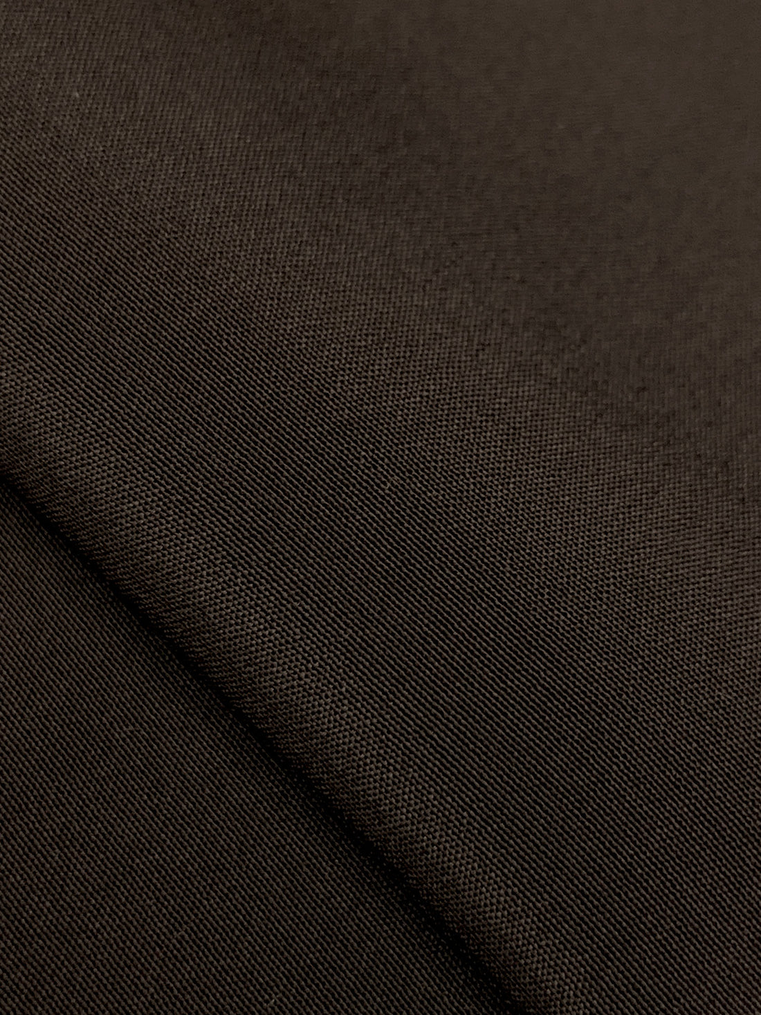 Dark Chocolate Brown 100% Silk Crepe de Chine - NY Designer - 54W