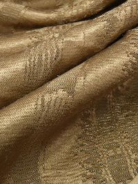 Golden Graham Brown Silk/Rayon/Lurex Novelty Vertical Stripe Design Jacquard 53W