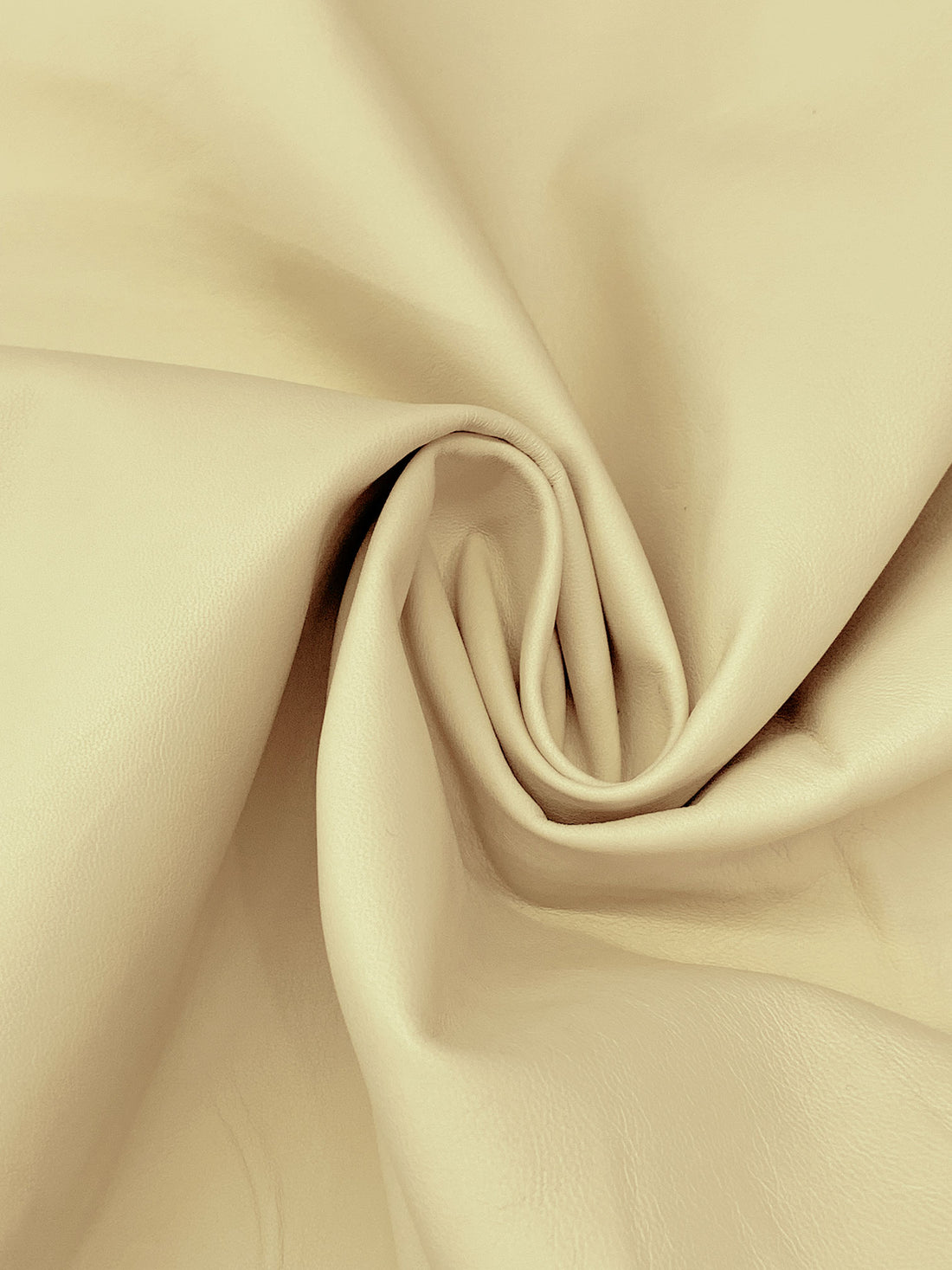 Light Khaki 100% Leather Skin - 6-7 Square Feet