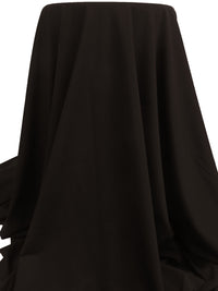 Dark Midnight Brown Nylon/Lycra Swim/Activewear Knit - NY Designer - 59W
