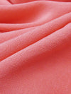 Hot Salmon Pink 100% Rayon Crepe Blouse Weight Woven 54W