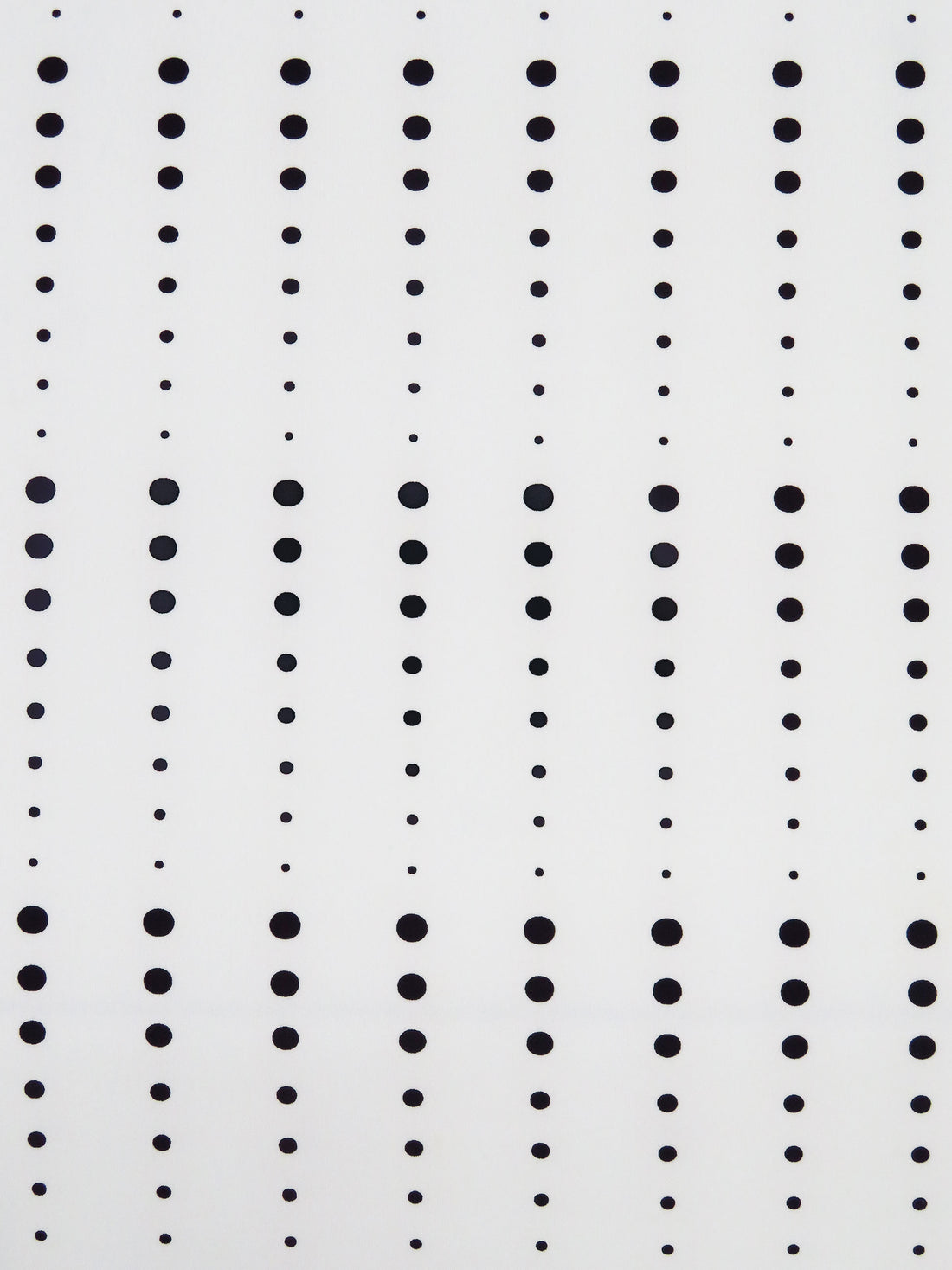Alabaster/Black Polyester/Lycra Falling Dot Print ITY Knit - NY Designer - 54W
